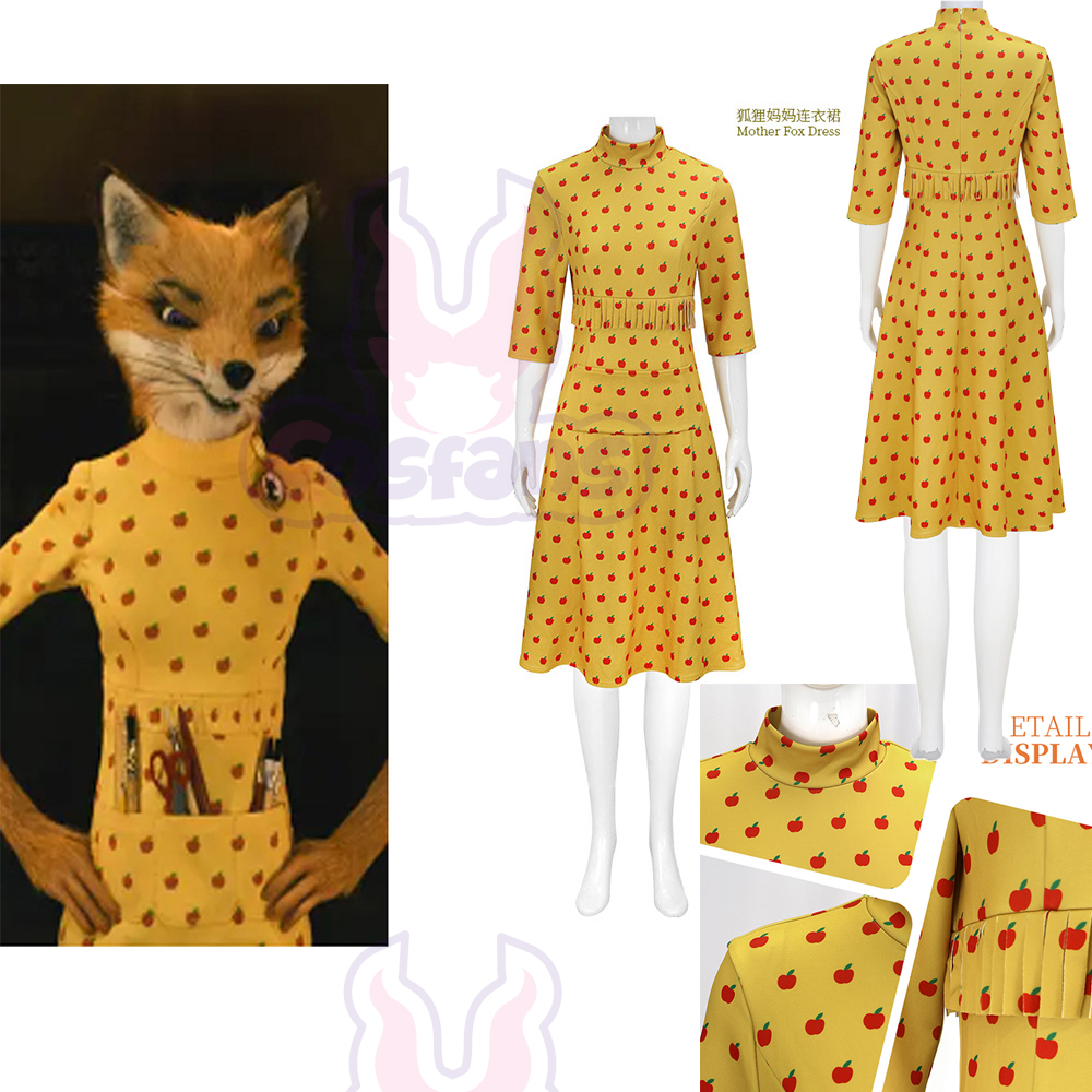 Anime Cosplay Costumes Female - Movie Fantastic Mr Fox Mrs Fox