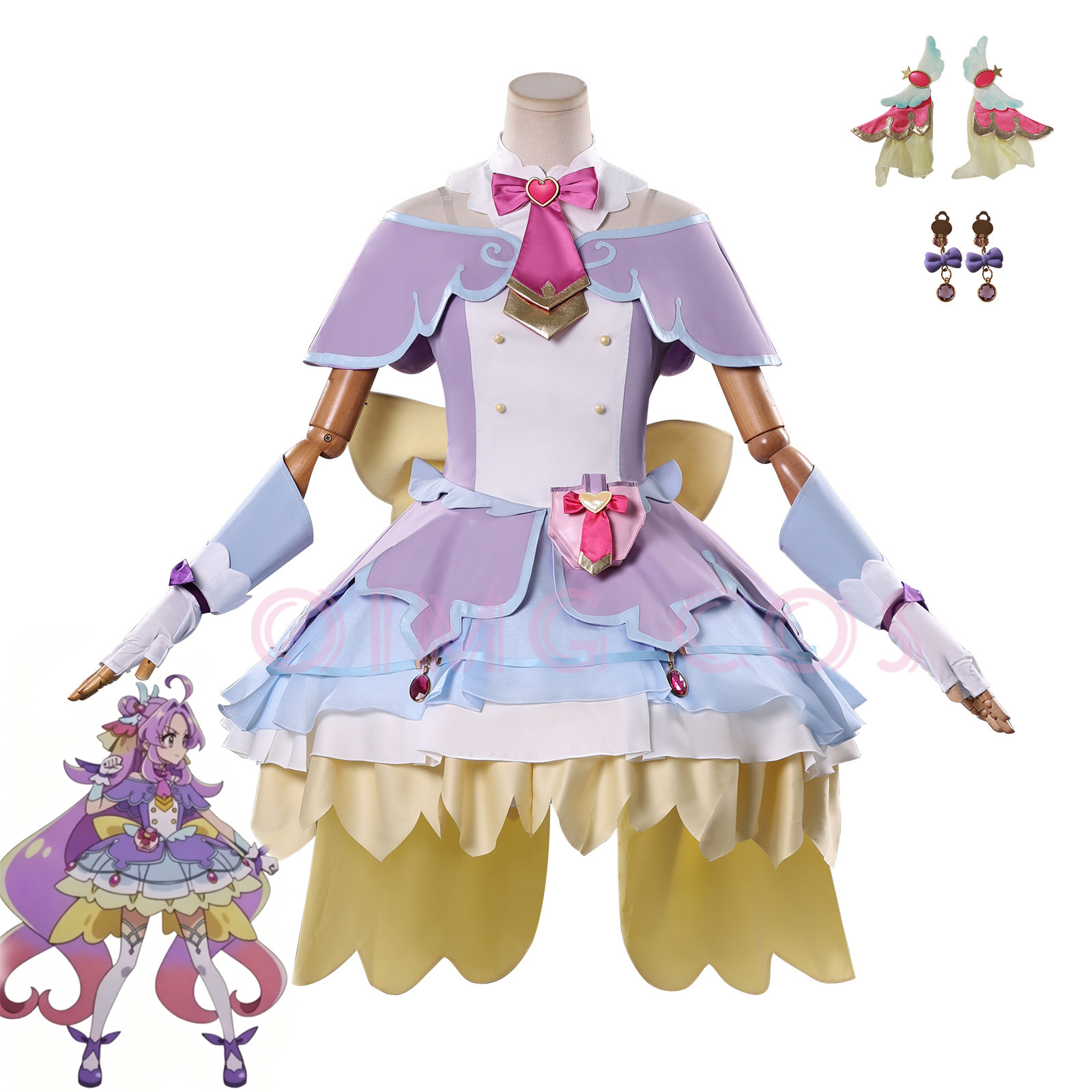 Anime Cosplay Costumes Female - Akechi Anna Cure Answer Cosplay Costume