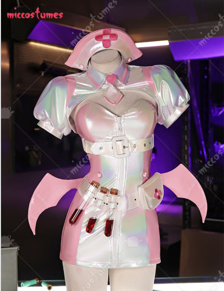 Miccostumes Women's Buroo Cosp – Anime Cosplay Nurse recenzja i cena