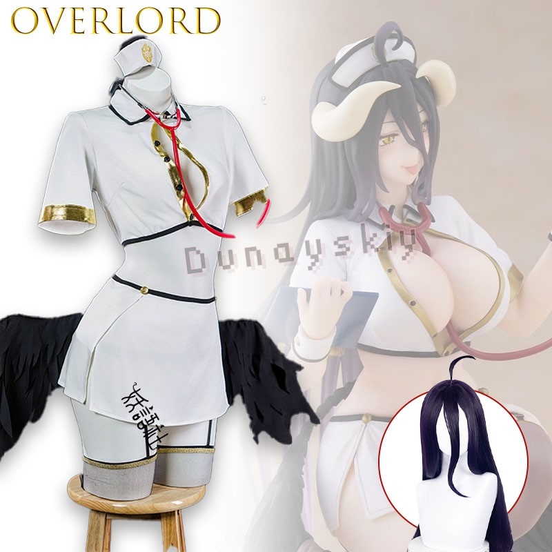 OVERLORD Albedo Gothic Angel N – Anime Cosplay Nurse recenzja i cena