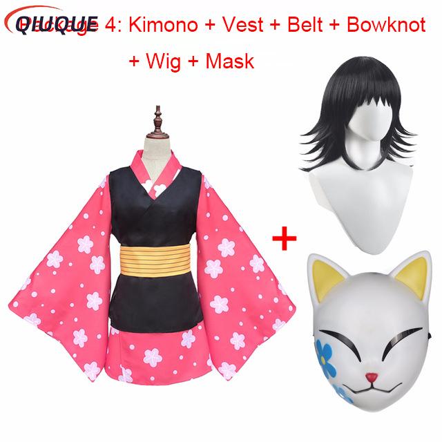 Makomo Cosplay Costume Kimono  – Anime Cosplay Mask recenzja i cena