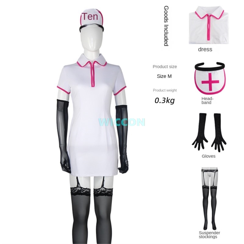 Anime Chainsow Man Cosplay Cos – Anime Cosplay Nurse recenzja i cena