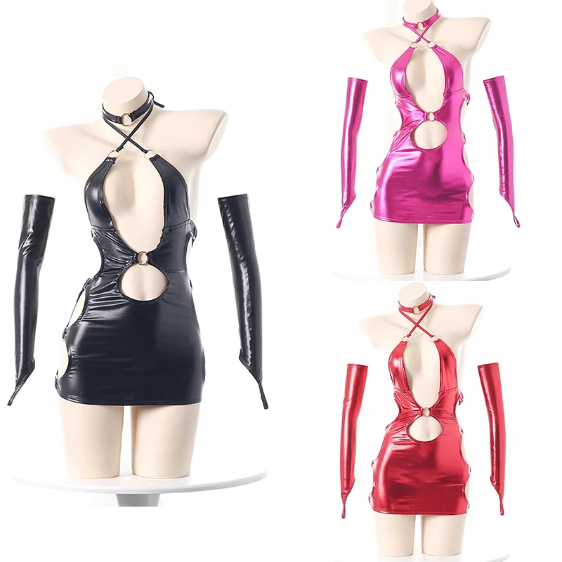 Anime Tight Leather Dress Idol – Anime Cosplay For Girls recenzja i cena