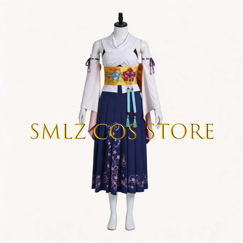 Smlz FFX Yuna Cosplay Anime FF – Anime Cosplay Costumes Female recenzja i cena