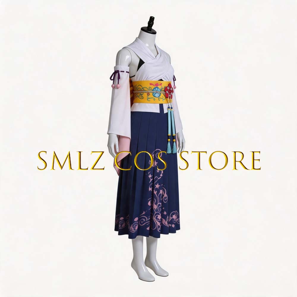 Smlz FFX Yuna Cosplay Anime FF – Anime Cosplay Costumes Female recenzja i cena