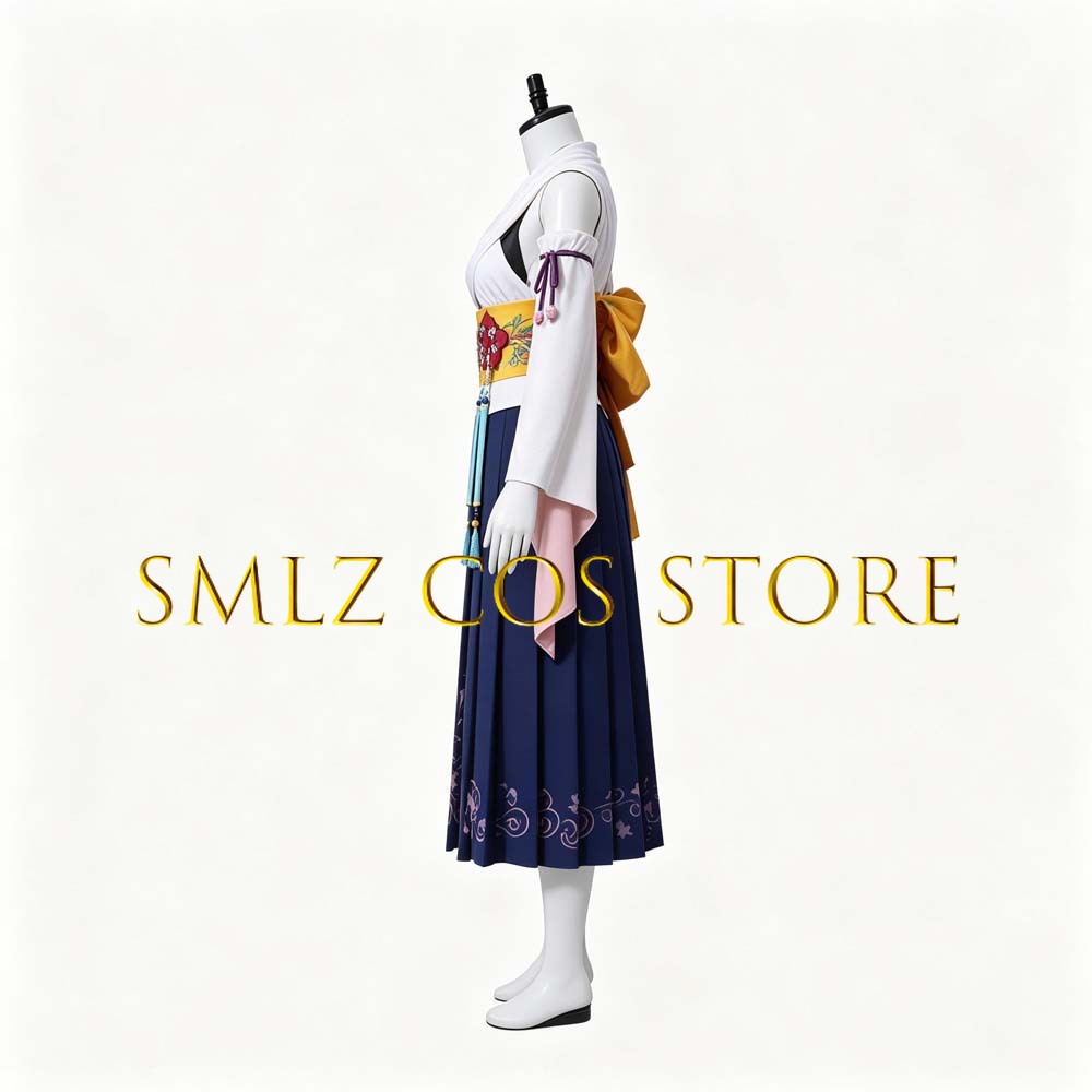 Smlz FFX Yuna Cosplay Anime FF – Anime Cosplay Costumes Female recenzja i cena