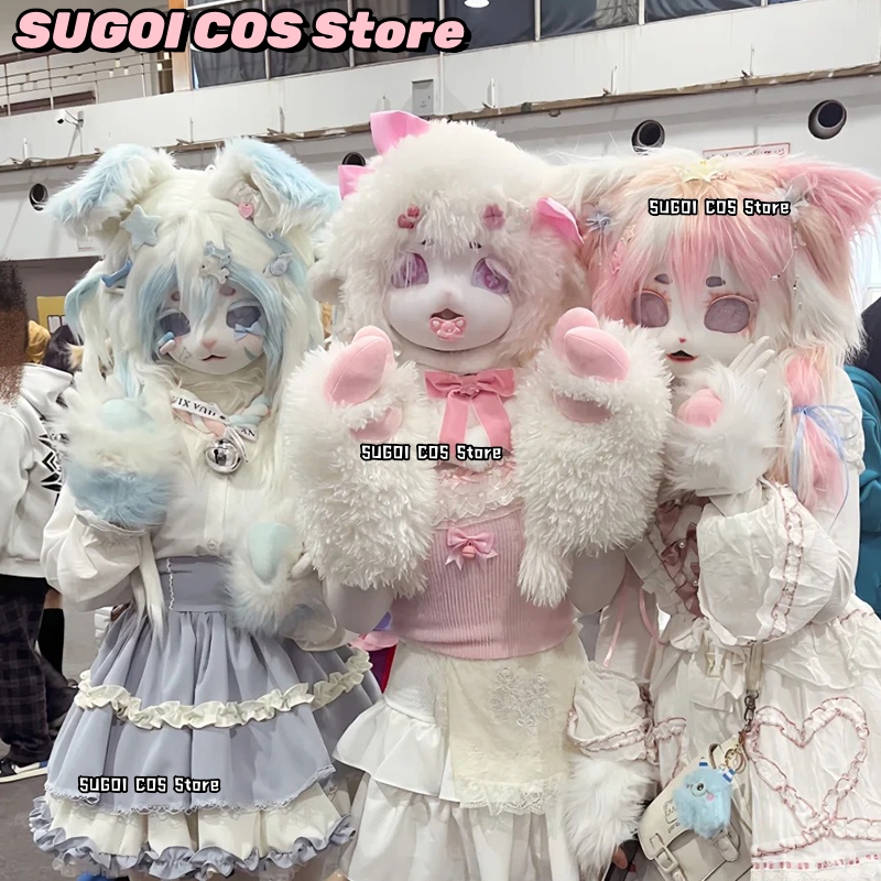 aBcSCS*Fursuit Head Kigurumi C – Anime Cosplay Mask recenzja i cena