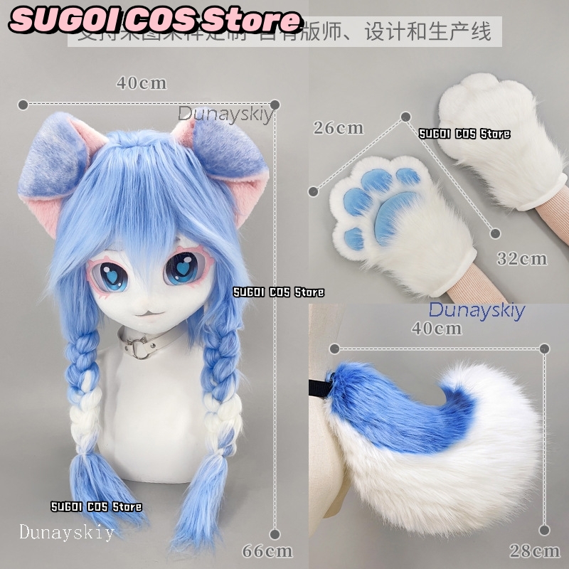 aBcSCS*Fursuit Head Kigurumi C – Anime Cosplay Mask recenzja i cena
