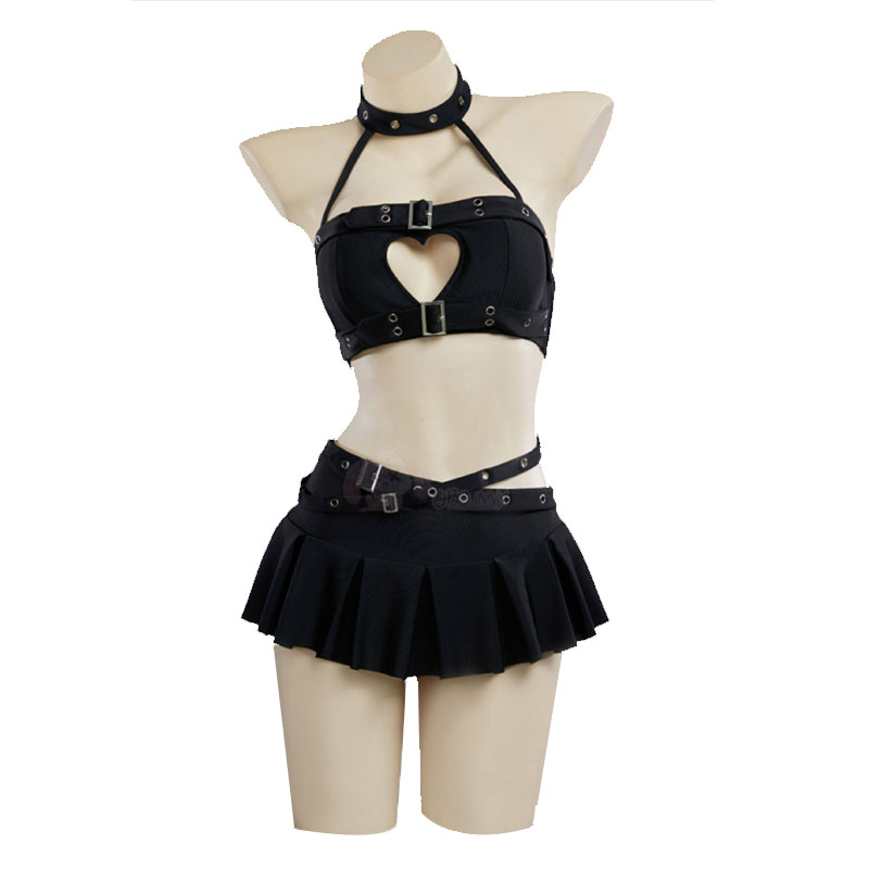 Gothic Punk Heart Hollow Halte – Anime Cosplay Nurse recenzja i cena