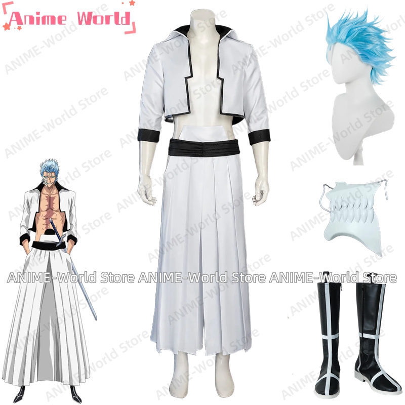 《Custom Size》Anime Grimmjow Ja – Anime Cosplay Mask recenzja i cena