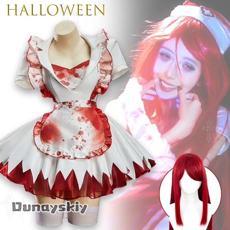 OHaYo%Bloody Nurse Fanart Hall – Anime Cosplay Nurse recenzja i cena