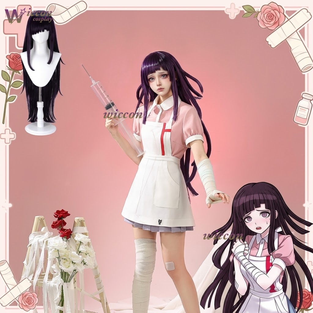 KospLAY Danganronpa Mikan Tsum – Anime Cosplay Nurse recenzja i cena