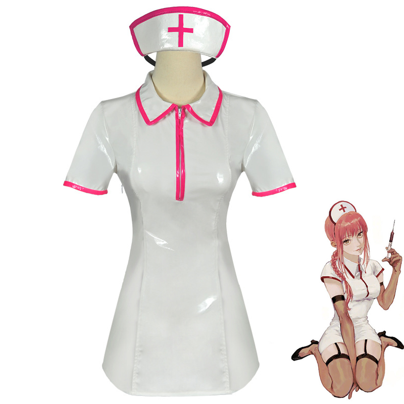 Anime Chainsaw Man Cosplay Cos – Anime Cosplay Nurse recenzja i cena