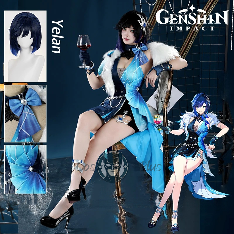 Genshin Impact Yelan Cosplay C – Anime Cosplay For Girls recenzja i cena