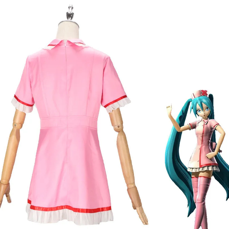 ✠2026✠ Anime Vocaloid Miku Cos – Anime Cosplay Nurse recenzja i cena