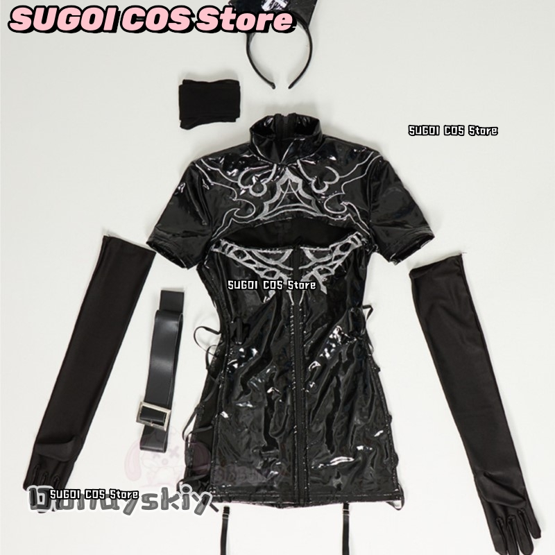 SUGOI@NieRut omata 2B Gothic N – Anime Cosplay Nurse recenzja i cena